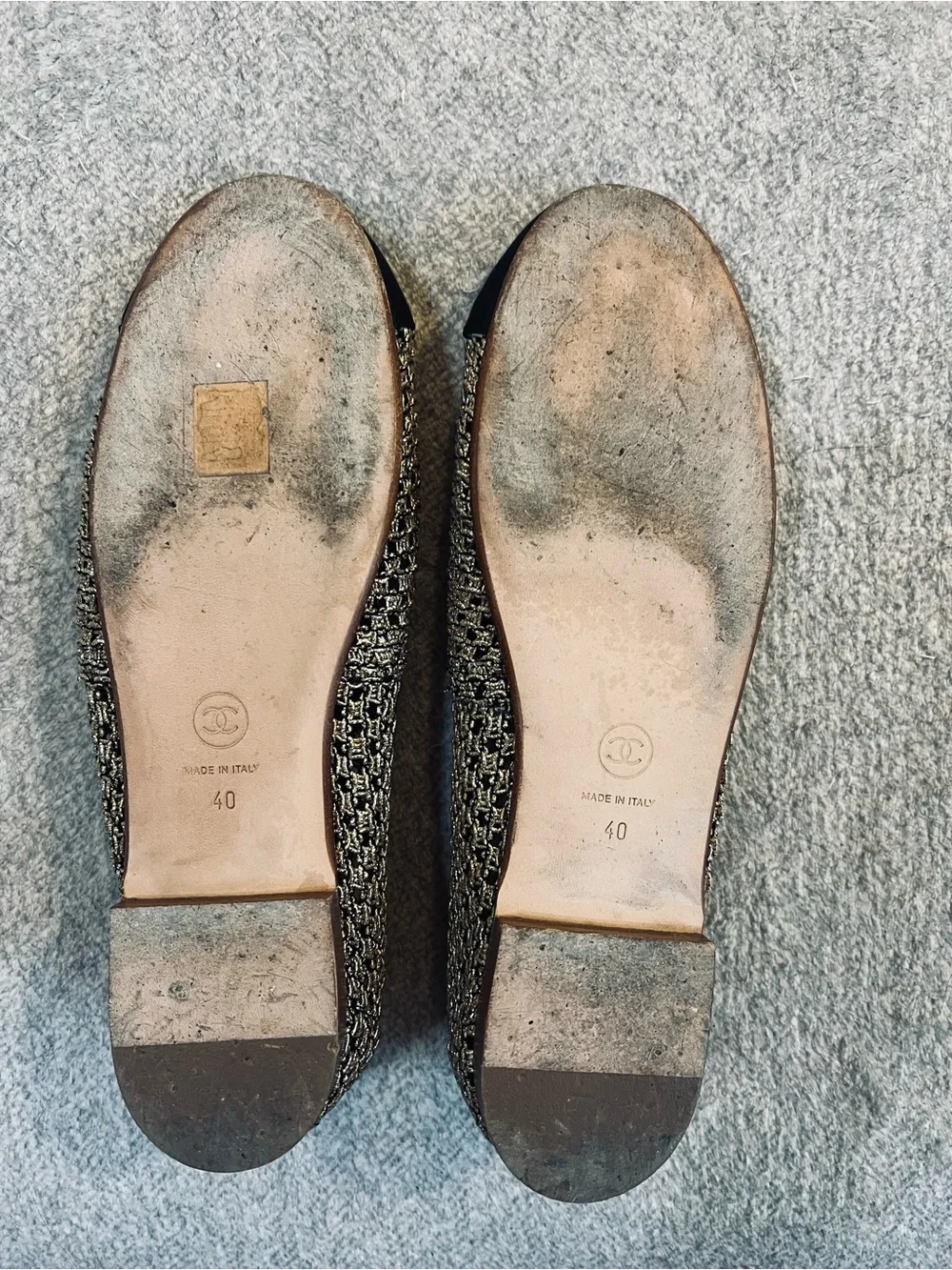 CHANEL authentic metallic
